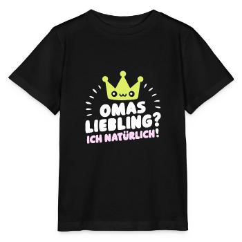 Omas Liebling Enkel Shirt Tasse Poster Idee - Stanley/Stella Kinder T-Shirt MINI CREATOR  - Schwarz - Vorne - Mikhail (115cm)