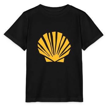 Pétoncle | Camino de Santiago | St. James - T-shirt bio MINI CREATOR Stanley/Stella Enfant - noir - Devant - Mikhail (115cm)