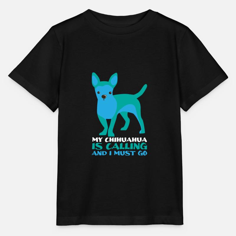 Chihuahua chien - T-shirt bio MINI CREATOR Stanley/Stella Enfant - noir
