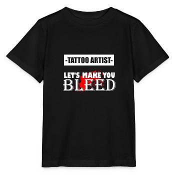 Tattoo Artist Ink tattoo artist tattoo artist Bleed - Stanley/Stella MINI CREATOR Kids’ T-Shirt - black - Front - Mikhail (115cm)