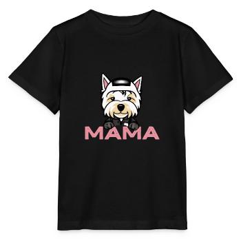 Westie Mama Hund Geschenk Westie - Stanley/Stella Kinder T-Shirt MINI CREATOR  - Schwarz - Vorne - Mikhail (115cm)