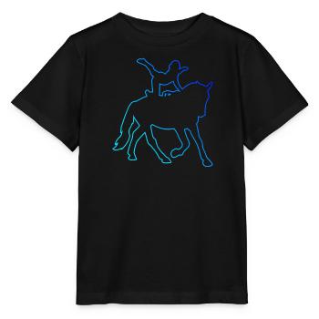 Sportliche Disziplin Pferdeperformance - Stanley/Stella Kinder T-Shirt MINI CREATOR  - Schwarz - Vorne - Mikhail (115cm)