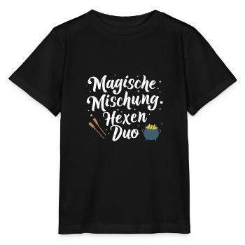 Magische Mischung: Hexen-Duo Schwesterherz - Stanley/Stella Kinder T-Shirt MINI CREATOR  - Schwarz - Vorne - Mikhail (115cm)