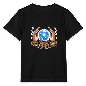 Fortune Teller Crystal Ball - Stanley/Stella MINI CREATOR Kids’ T-Shirt - black - Front - Mikhail (115cm)