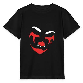 Trauriger Clown Entertainer Gift - Stanley/Stella Kinder T-Shirt MINI CREATOR  - Schwarz - Vorne - Mikhail (115cm)