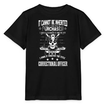 Correction Officer Forever The Title - Stanley/Stella MINI CREATOR Kids’ T-Shirt - black - Front - Mikhail (115cm)