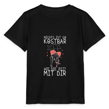 Valentinstag Liebe Freundin Partnerin - Stanley/Stella Kinder T-Shirt MINI CREATOR  - Schwarz - Vorne - Mikhail (115cm)