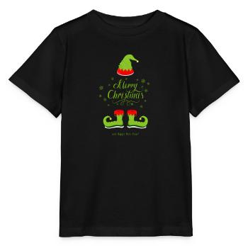 Joyeux Noël onze Noëls - T-shirt bio MINI CREATOR Stanley/Stella Enfant - noir - Devant - Mikhail (115cm)