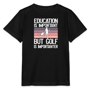 Bildung Ist Wichtig, Aber Ballett Ist wichtiger - Stanley/Stella Kinder T-Shirt MINI CREATOR  - Schwarz - Vorne - Mikhail (115cm)