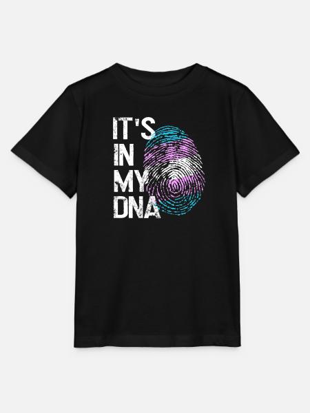 LGBTQ-Liebe in meiner DNA - Stanley/Stella Kinder T-Shirt MINI CREATOR - Schwarz
