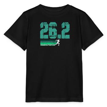 Run 26.2 mile marathon challenge - Stanley/Stella MINI CREATOR Kids’ T-Shirt - black - Front - Mikhail (115cm)