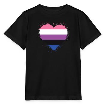 Pride LGBTQ. Aussage - Stanley/Stella Kinder T-Shirt MINI CREATOR  - Schwarz - Vorne - Mikhail (115cm)
