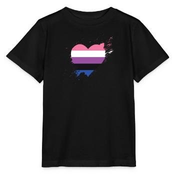 Pride LGBTQ. Aussage - Stanley/Stella Kinder T-Shirt MINI CREATOR  - Schwarz - Vorne - Mikhail (115cm)