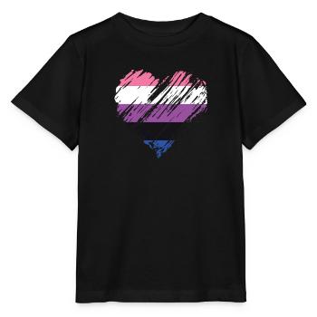 Pride LGBTQ. Aussage - Stanley/Stella Kinder T-Shirt MINI CREATOR  - Schwarz - Vorne - Mikhail (115cm)