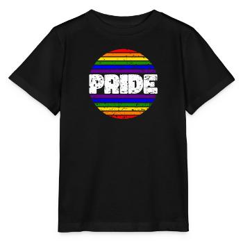 L’amour LGBT de la fierté gagne, nous sommes queer et fiers - T-shirt bio MINI CREATOR Stanley/Stella Enfant - noir - Devant - Mikhail (115cm)