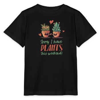 A garden lover's delight - Stanley/Stella MINI CREATOR Kids’ T-Shirt - black - Front - Mikhail (115cm)