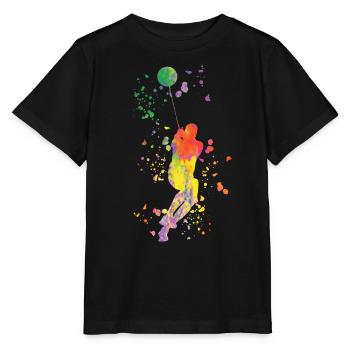 Lanceur de marteau Colorsplash Lancer de marteau - T-shirt bio MINI CREATOR Stanley/Stella Enfant - noir - Devant - Mikhail (115cm)