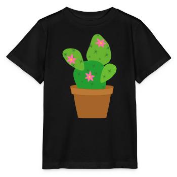 Kaktus - Stanley/Stella Kinder T-Shirt MINI CREATOR  - Schwarz - Vorne - Mikhail (115cm)