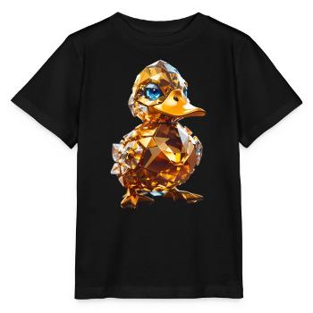 Canard de cristal - T-shirt bio MINI CREATOR Stanley/Stella Enfant - noir - Devant - Mikhail (115cm)