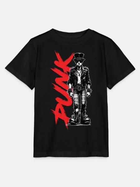 Punks mit Hut - Stanley/Stella Kinder T-Shirt MINI CREATOR - Schwarz