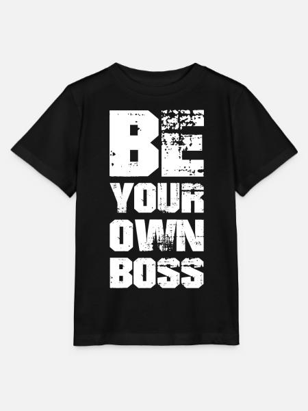 BE YOUR OWN - Stanley/Stella Kinder T-Shirt MINI CREATOR  - Schwarz
