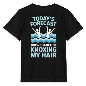Synchronschwimmen Kunstschwimmen Wassersport - Stanley/Stella Kinder T-Shirt MINI CREATOR  - Schwarz - Vorne - Mikhail (115cm)