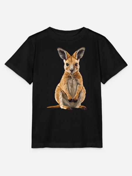 Wallabys Wallaby - Stanley/Stella Kinder T-Shirt MINI CREATOR - Schwarz