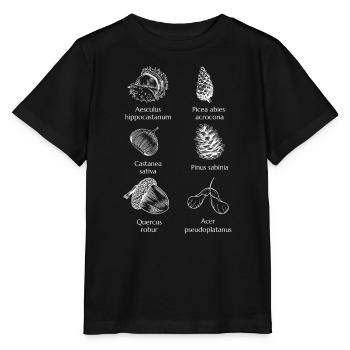 Sagittaire amer de la nature - Minimaliste et intemporel - T-shirt bio MINI CREATOR Stanley/Stella Enfant - noir - Devant - Mikhail (115cm)