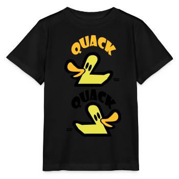 Quack Quack - Stanley/Stella MINI CREATOR Kids’ T-Shirt - black - Front - Mikhail (115cm)