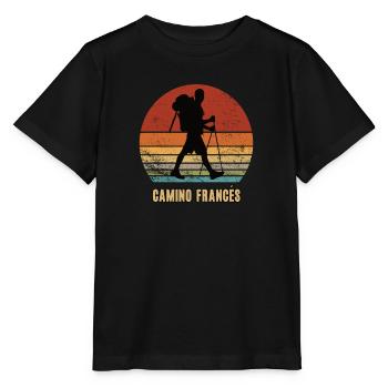 Camino Francés Jakobsweg Pilgern Pilger Reise - Stanley/Stella Kinder T-Shirt MINI CREATOR  - Schwarz - Vorne - Mikhail (115cm)