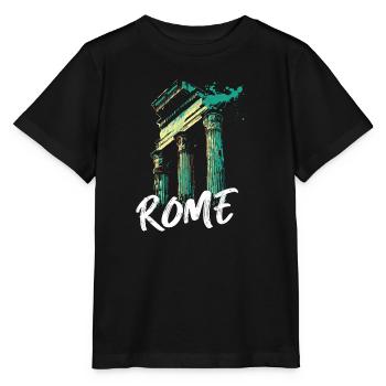 Rome, historic city - Stanley/Stella MINI CREATOR Kids’ T-Shirt - black - Front - Mikhail (115cm)