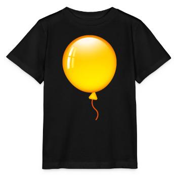 Smiley Balloon - T-shirt bio MINI CREATOR Stanley/Stella Enfant - noir - Devant - Mikhail (115cm)