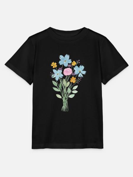 Blumenstrauss - Stanley/Stella Kinder T-Shirt MINI CREATOR - Schwarz