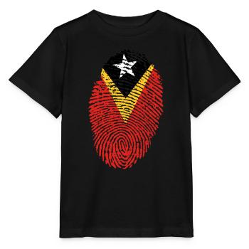Timor oriental - T-shirt bio MINI CREATOR Stanley/Stella Enfant - noir - Devant - Mikhail (115cm)