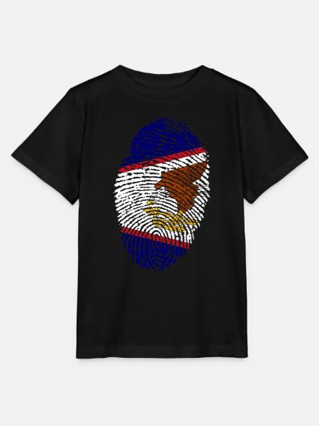 Amerikaner - Stanley/Stella Kinder T-Shirt MINI CREATOR - Schwarz