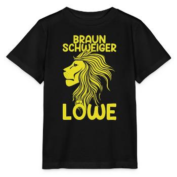 Braunschweig Löwe Braunschweiger Geschenkidee - Stanley/Stella Kinder T-Shirt MINI CREATOR  - Schwarz - Vorne - Mikhail (115cm)