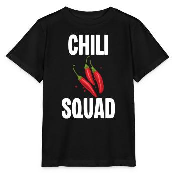 Chili Squad - Stanley/Stella Kinder T-Shirt MINI CREATOR  - Schwarz - Vorne - Mikhail (115cm)