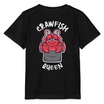 Kawaii Crawfish Queen Funny Cajun Crawfish Bil - T-shirt bio MINI CREATOR Stanley/Stella Enfant - noir - Devant - Mikhail (115cm)