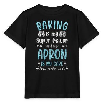Boulangerie Tartes au pain délicieuses - T-shirt bio MINI CREATOR Stanley/Stella Enfant - noir - Devant - Mikhail (115cm)