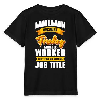 Postman Package Work - Stanley/Stella MINI CREATOR Kids’ T-Shirt - black - Front - Mikhail (115cm)
