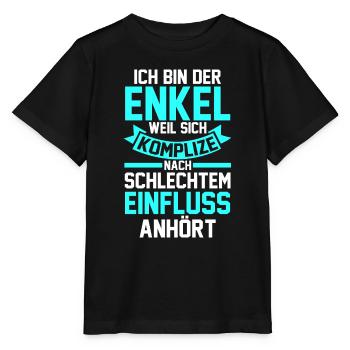 Enkel - Stanley/Stella Kinder T-Shirt MINI CREATOR  - Schwarz - Vorne - Mikhail (115cm)
