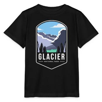 Gletscher-Nationalpark Britisch-Kolumbien Kanada - Stanley/Stella Kinder T-Shirt MINI CREATOR  - Schwarz - Vorne - Mikhail (115cm)