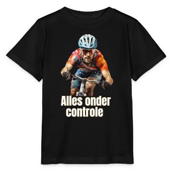 Alles unter Kontrolle. Fan des Radfahrens! - Stanley/Stella Kinder T-Shirt MINI CREATOR  - Schwarz - Vorne - Mikhail (115cm)