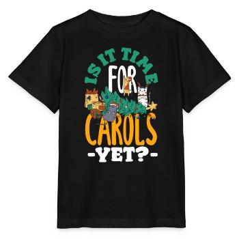 festif des Fêtes - T-shirt bio MINI CREATOR Stanley/Stella Enfant - noir - Devant - Mikhail (115cm)
