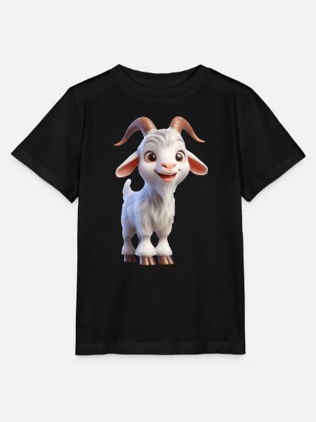 Ziege 2 - Stanley/Stella Kinder T-Shirt MINI CREATOR  - Schwarz