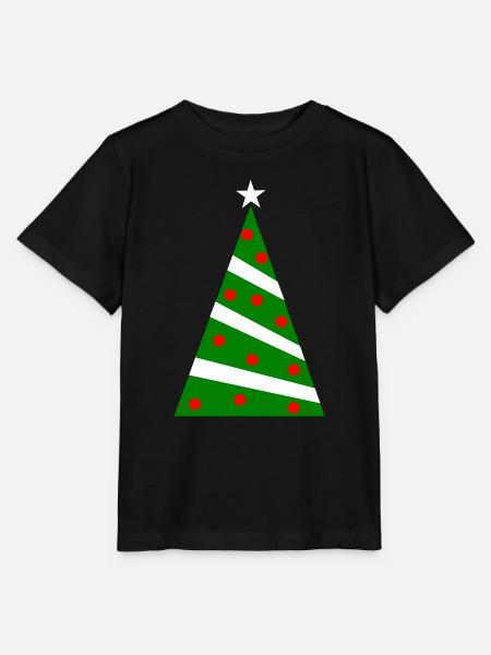 Weihnachtsbaum - Stanley/Stella Kinder T-Shirt MINI CREATOR - Schwarz