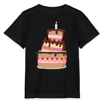 Leckere Comic Torte - Stanley/Stella Kinder T-Shirt MINI CREATOR  - Schwarz - Vorne - Mikhail (115cm)