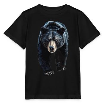 Tragen - Stanley/Stella Kinder T-Shirt MINI CREATOR  - Schwarz - Vorne - Mikhail (115cm)