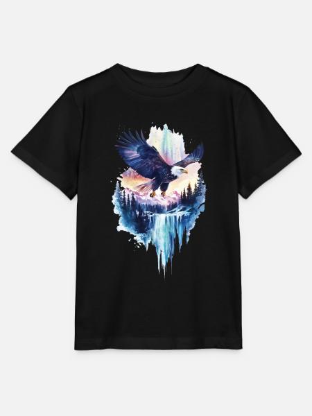 Adler - Stanley/Stella Kinder T-Shirt MINI CREATOR - Schwarz