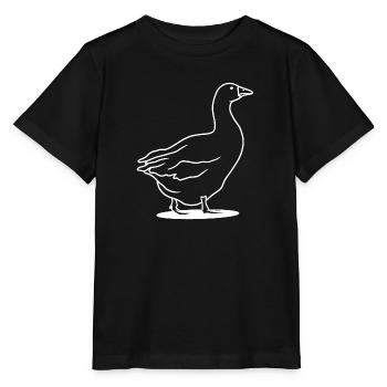 Gans - Stanley/Stella Kinder T-Shirt MINI CREATOR  - Schwarz - Vorne - Mikhail (115cm)